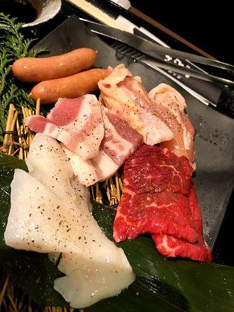 Charcoal fire grilled meat Tamura Gamo Main shop