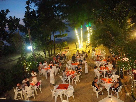 The Beach Restaurant on the beach