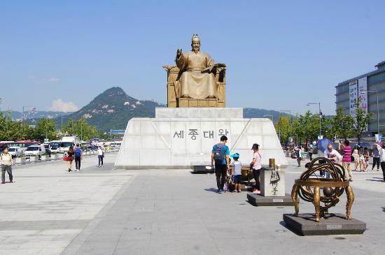 Estatua del rey Sejong el Grande